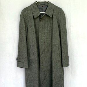 Vtg Men's Gray Lightweight Topcoat